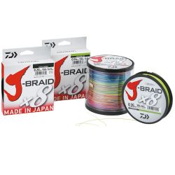 DAIWA J-BRAID X8 MULTICOLR