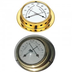 Igrometro in Ottone Lucido